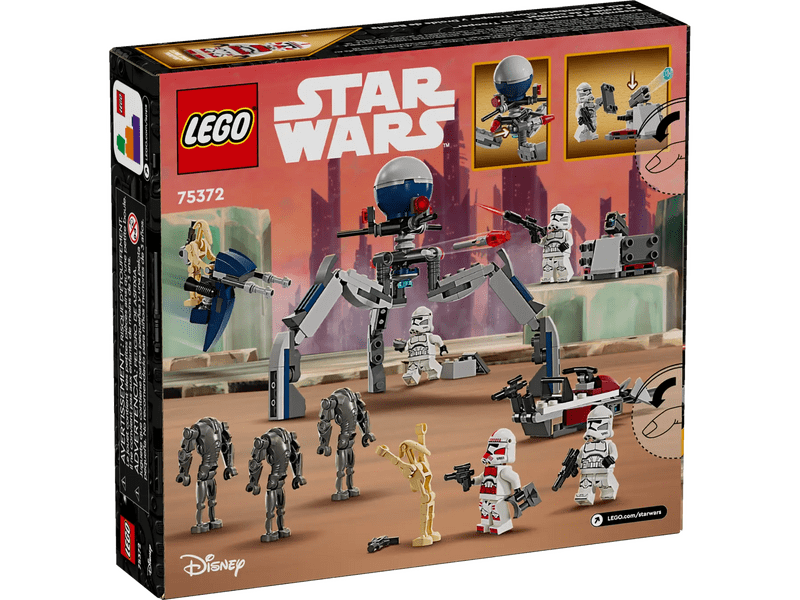 LEGO® Star Wars™ Clone Trooper™ i Battle Droid™ Battle Pack (75372)
