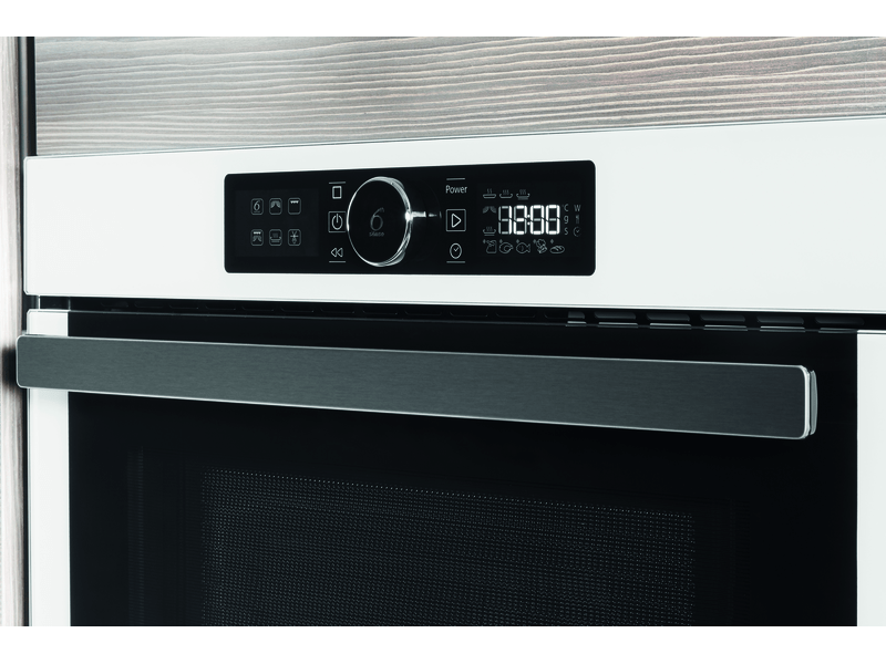 Whirlpool AKZM8480WH Beépíthető sütő + WHI WLS5360BF/W indukciós főzőlap + Whirlpool AMW730/WH mikrohullámú sütő