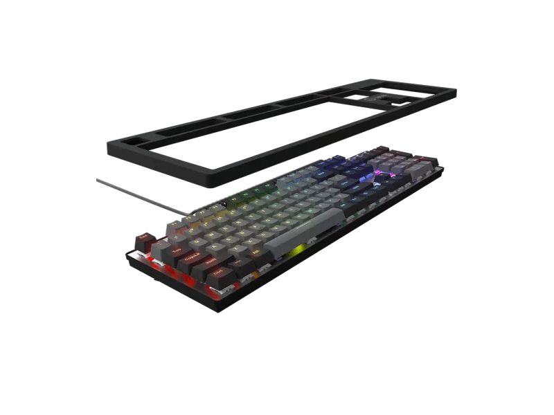 Lorgar Azar 514 Billentyűzet, US, fekete (LRG-GK514B-US)