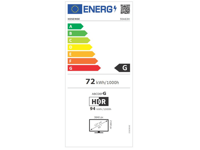 Hisense 50A63H 4K UHD Smart LED TV, 127 cm