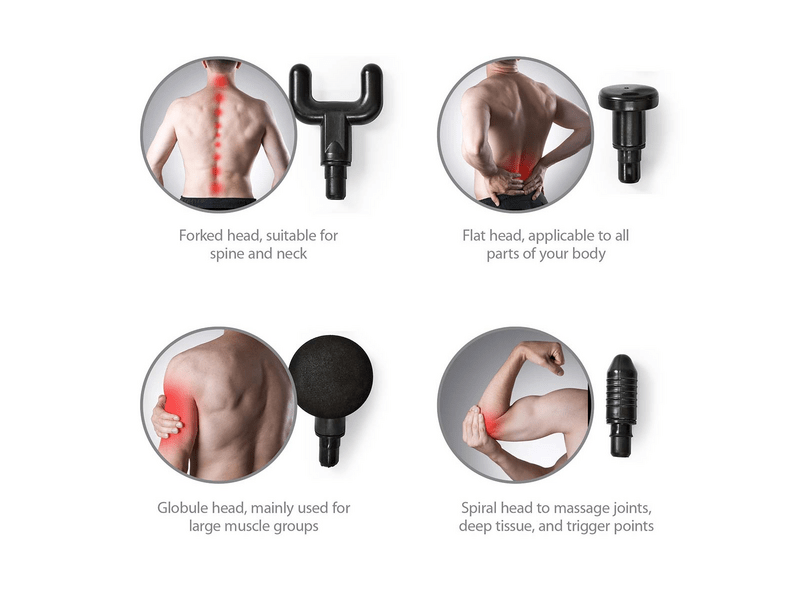 Nedis HCMSG100 Sport masszázspisztoly, elemes