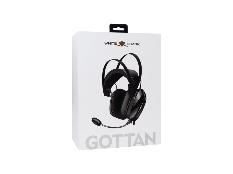 White Shark Gottan Gaming headset, fekete (GH-2446B)