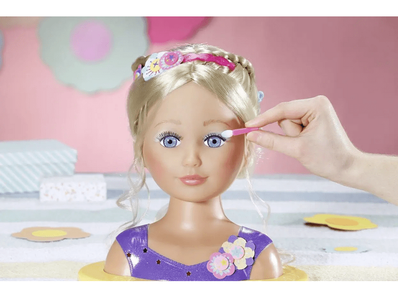 Baby Born fésülhető/ sminkelhető babafej (825990)