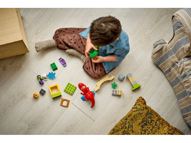 LEGO® DUPLO® Marvel Dinoszaurusz Spidey-Rex vs. Zöld Manó (10463)