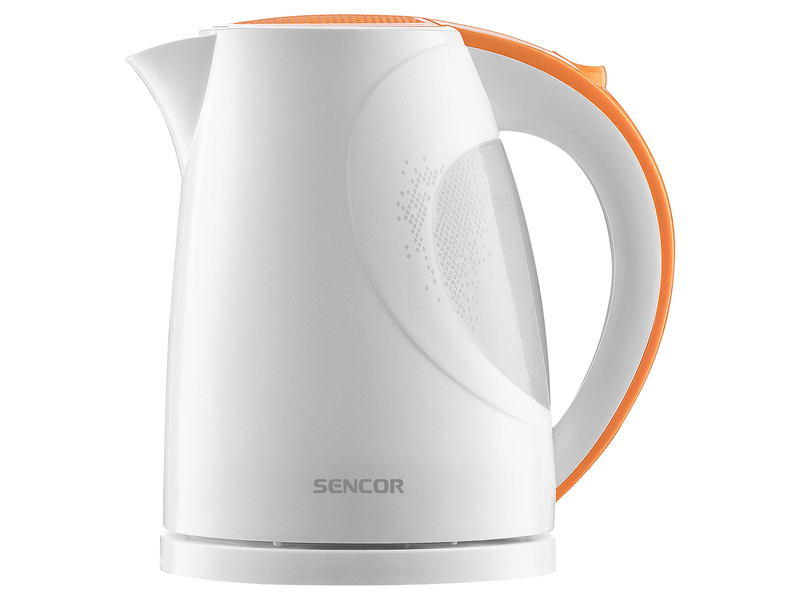 Vízforraló, 2200W, 1.5L, fehér/narancs