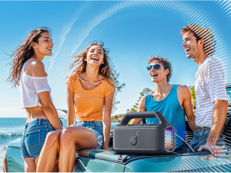 Anker Soundcore Boom 2 Bluetooth hangszóró, kék (A3138031)