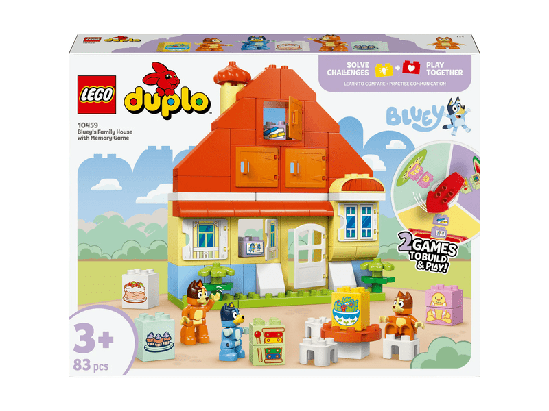LEGO® DUPLO® Blueyjeva obiteljska kuća s igrom pamćenja (10459)