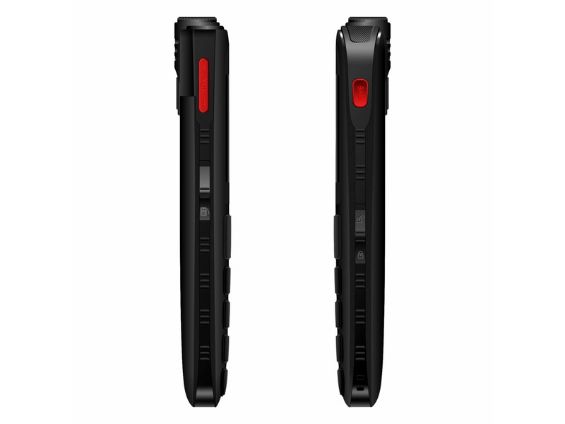 Evolveo EasyPhone FL nyomógombos mobiltelefon, fekete (SGM EP-801-FLB)