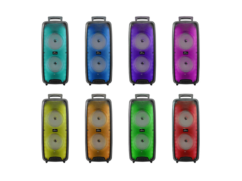 Mtech KARAOKE FLAMEZILLA MT3178 Hordozható hangszóró