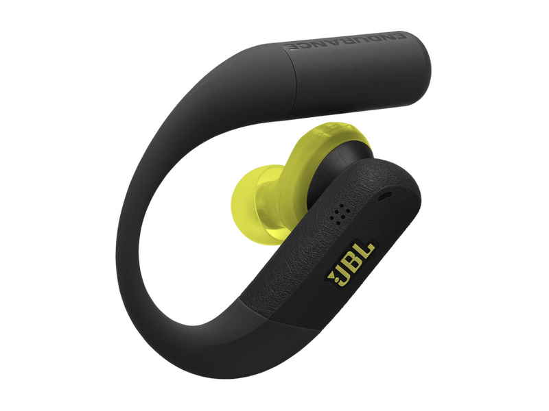JBL Endurance Peak 4 TWS Fülhallgató, fekete/lime