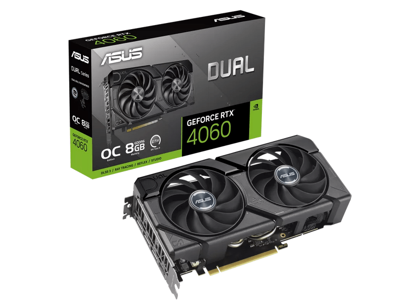 Asus NVIDIA RTX 4060 8GB GDDR6 - DUAL-RTX4060-O8G-EVO