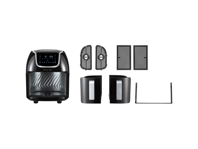 Russell Hobbs 27290-56 Satisfry Snappi Airfryer, 2 sütőtérrel