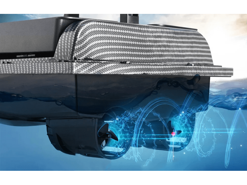 Flytec V900 Etetőhajó, 12000mAh, fekete
