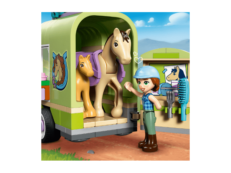 LEGO® Friends Ló és csikószállító utánfutó (42695)