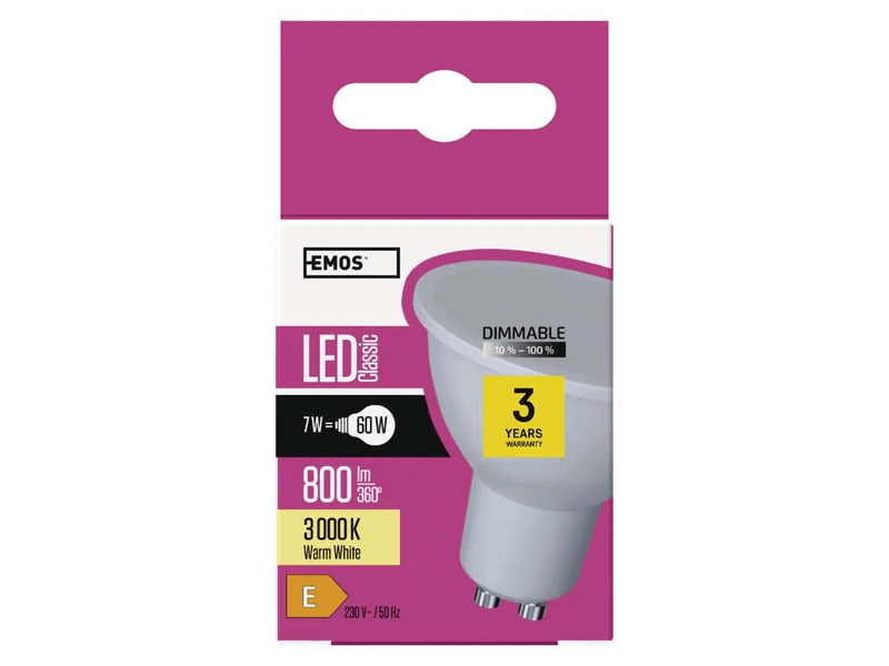 Emos Classic LED égő GU10 800lm