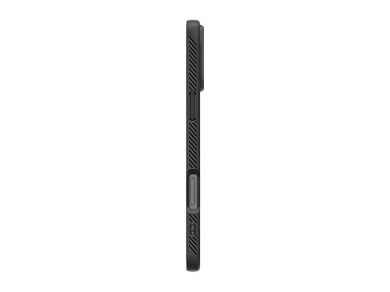 Spigen ACS08117 iPhone 16 Pro Szilikon tok, fekete