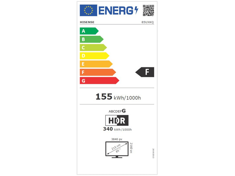 Hisense 85UXKQ 4K UHD Smart MiniLED TV