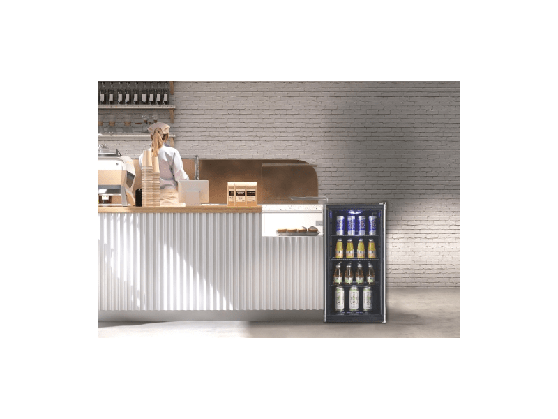 MPM MPM-93-VT-08 Vitrines hűtőszekrény