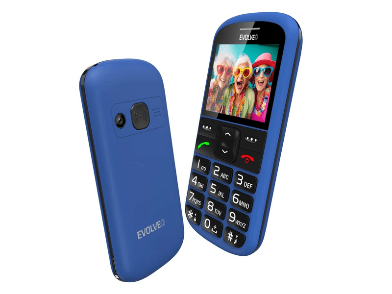 Evolveo EasyPhone XS Mobiltelefon, kék (EP-570-XS-BL)