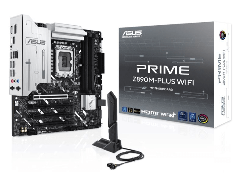 Asus PRIME Z890M-PLUS WIFI LGA1851 Alaplap (PRIMEZ890MPLUSWIFI)