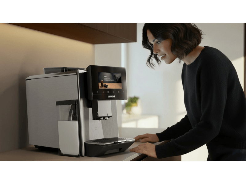 Siemens EQ900 iAroma Automata kávéfőző, nemesacél (TQ923E83)