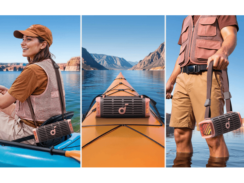 Anker Soundcore Boom 3i Bluetooth hangszóró, barna (D5100080)