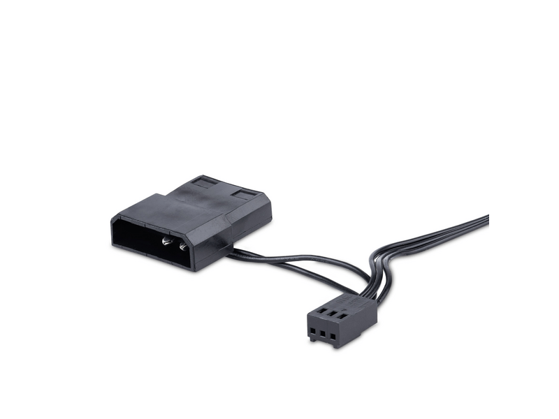 Akyga AW-12C-BR 3-pin LED ventilátor, 12cm, piros