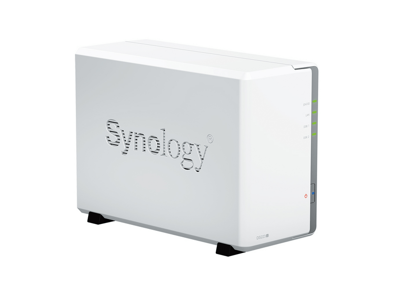 Synology DS223j NAS 2 fiókos, 2x4TB HDD