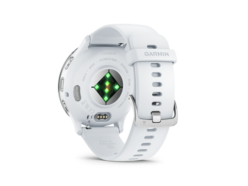 Garmin Venu 3 homokkő, ezüst kerettel, szilikon szíjjal (010-02784-00)