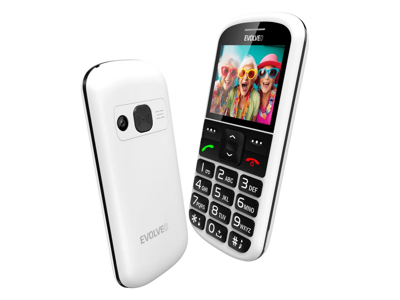 Evolveo EasyPhone XS Mobiltelefon, fehér (EP-570-XS-WH)