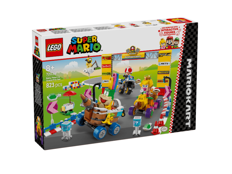 LEGO® Super Mario™: Mario Kart™ – Beba Peach i Grand Prix set (72036)