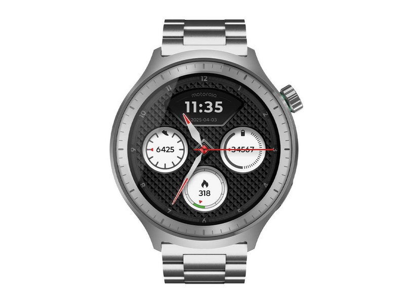 Motorola Moto Watch Okosóra, Ezüst/zöld (PG38C08264)