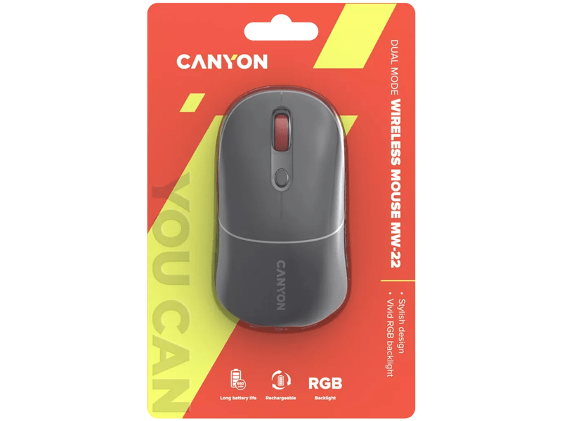 Canyon MW-22 vezeték nélküli egér Szürke