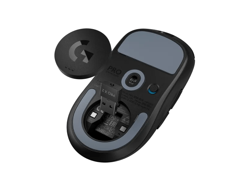 Logitech G PRO X 2 Superlight Gamer egér, fekete (910-006630)