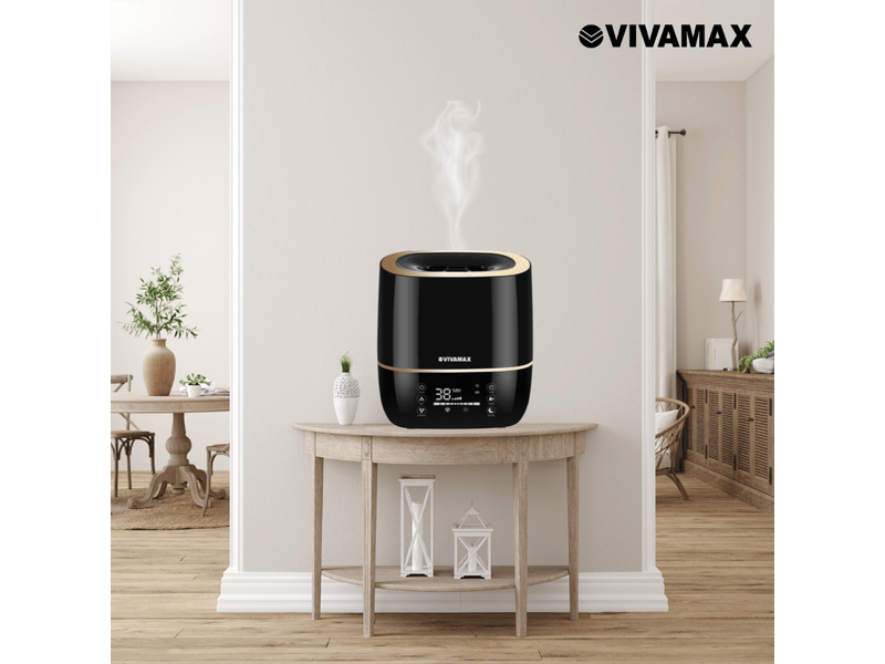 Vivamax GYVH59 Ultrahangos párásító, fekete, 5l