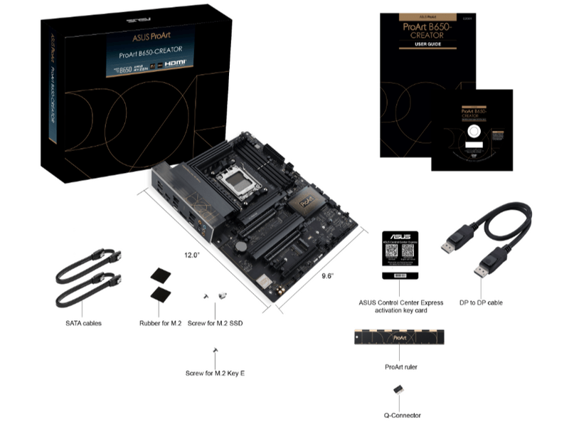 Asus ProArt B650-CREATOR AM5 Alaplap (PROARTB650CREATOR)