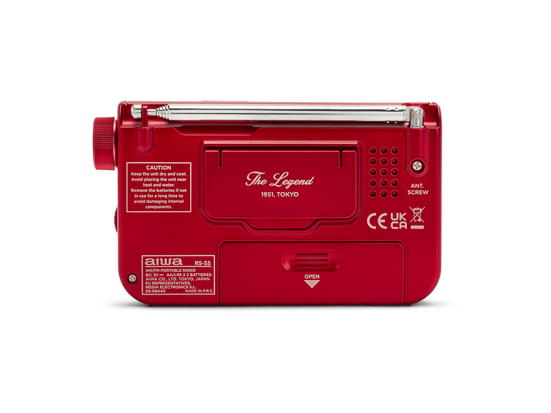 Aiwa RS-55RD,  Prijenosni radio ,crveni