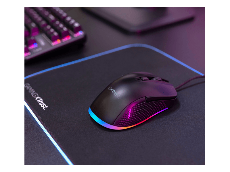 Trust GXT 922 Ybar Gaming egér, fekete (24729)