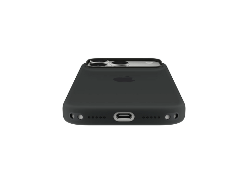 Apple iPhone 18 Pro szilikon tok, MagSafe-rögzítésű, fekete (MK8Y4ZM/A)