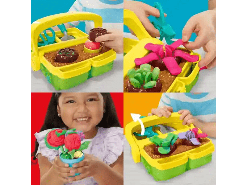 Play-Doh: Virágoskert gyurma játékkészlet (G0492)
