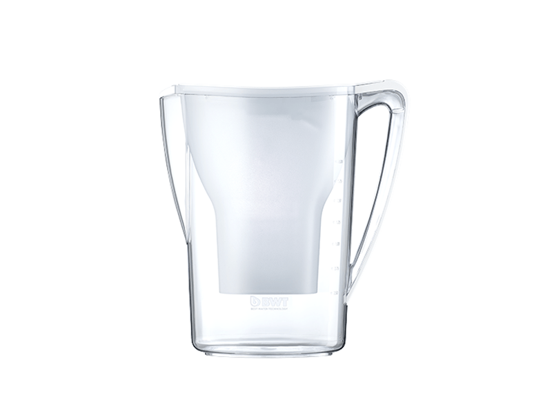 BWT AQUAlizer Home 2,7 L kancsó manuális fehér + 1MMW szűrőbetét + bWater üvegkulacs (125626883)