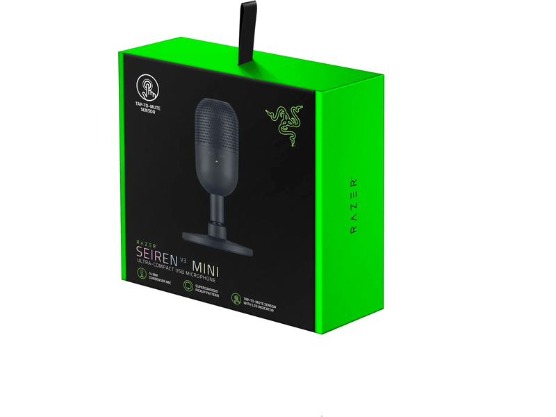 Razer Seiren V3 Mini mikrofon, Fekete (RZ19-05050100-R3M1)