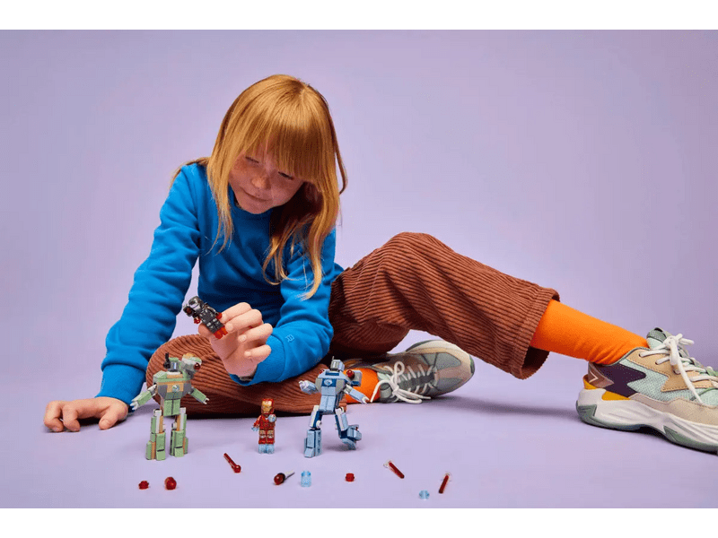 LEGO® Marvel Iron Man i Ratni stroj vs. Hammer dronova (76320)