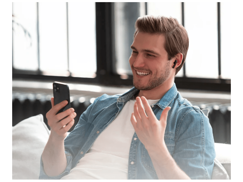 SBS TWS One Color fülhallgató, fekete (TEEARTWSCOLK)