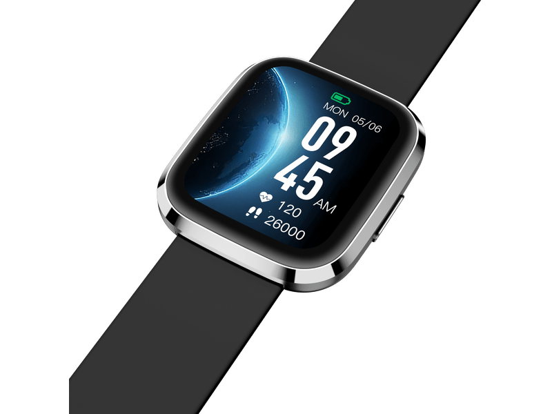 Garett GRC style okosóra, ezüst-fekete