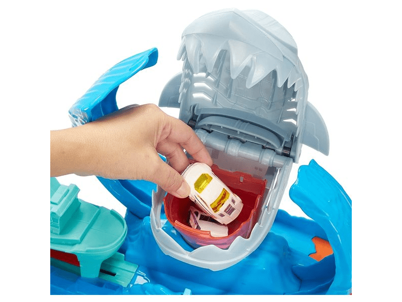 Hot Wheels: Őrjöngő robotcápa pályaszett (GJL12)