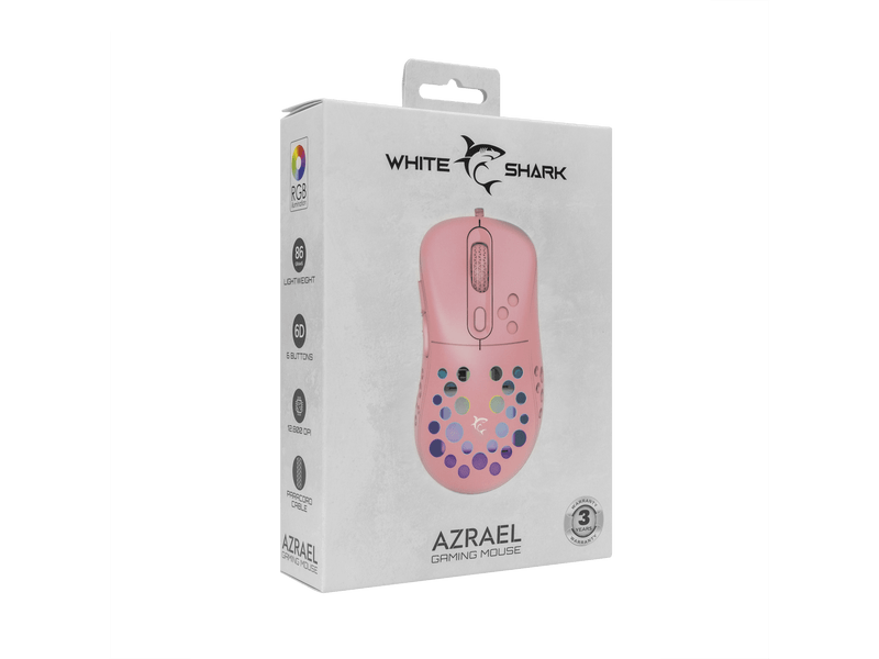 White Shark AZRAEL-P Gamer miš, ružičasti (GM-5013P)