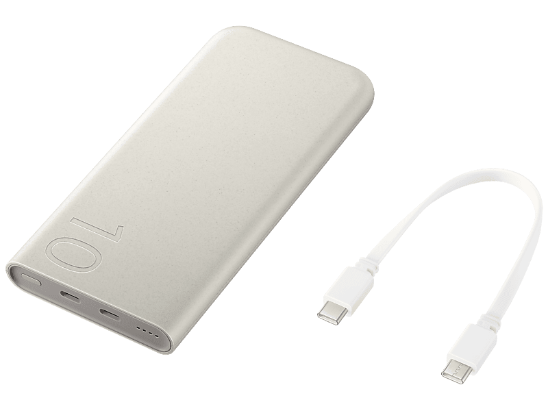 10,000mAh Battery Pack, Beige