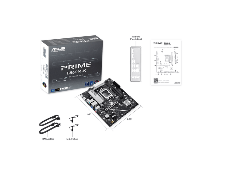 Asus PRIME B860M-K LGA1851 Alaplap (PRIMEB860MK)
