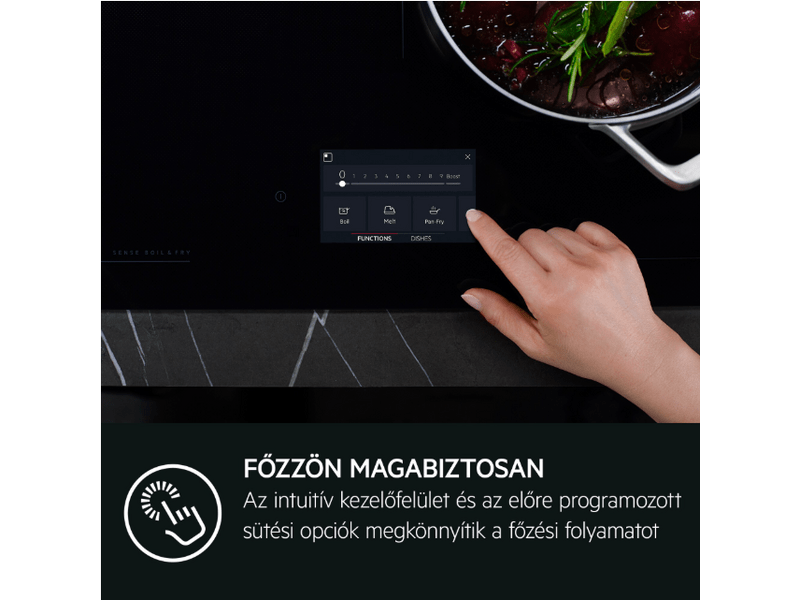 AEG TH85IM30FB beépíthető indukciós főzőlap